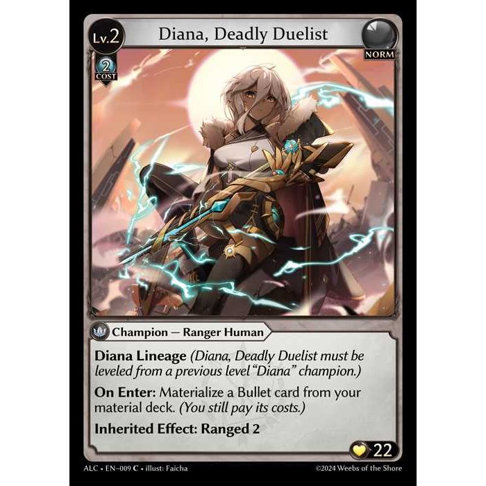 [Alter版] [Norm] Diana, Deadly Duelist [ALC009-C]

[Grand Archive TCG]