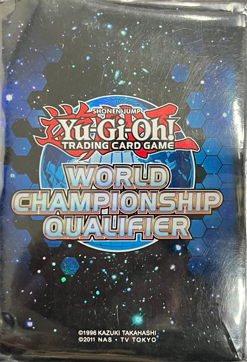 【遊戯王】 スリーブ WCQ2012 黒青 80枚 《開封済》[遊戯王]