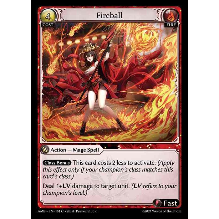 【FOIL】[Fire] Fireball [AMB101-C]

[Grand Archive TCG]