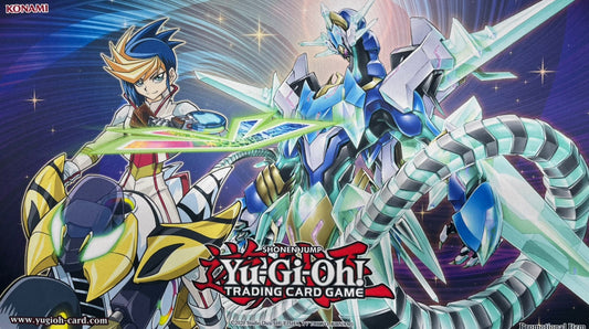 【遊戯王】 プレイマット ユーゴ＆クリスタルクリアウィング・シンクロ・ドラゴン (袋なし)