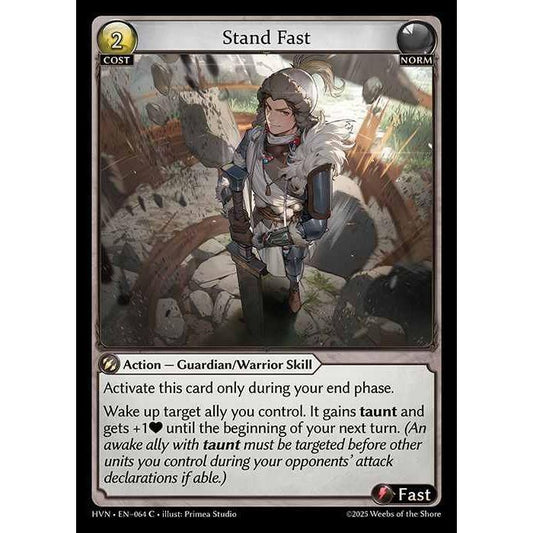 【FOIL】[Norm] Stand Fast [HVN-064-C][Grand Archive TCG]