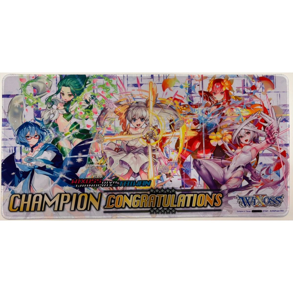 【未使用】【管理2589】海外ディーヴァグランプリ 優勝プレイマット[ウィクロスTCG]