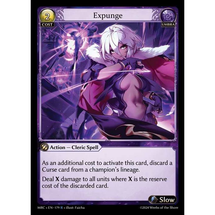 [Alter] [Umbra] Expunge [MRC179-R]  Mercurial Heart Alter Edition - Grand Archive TCG