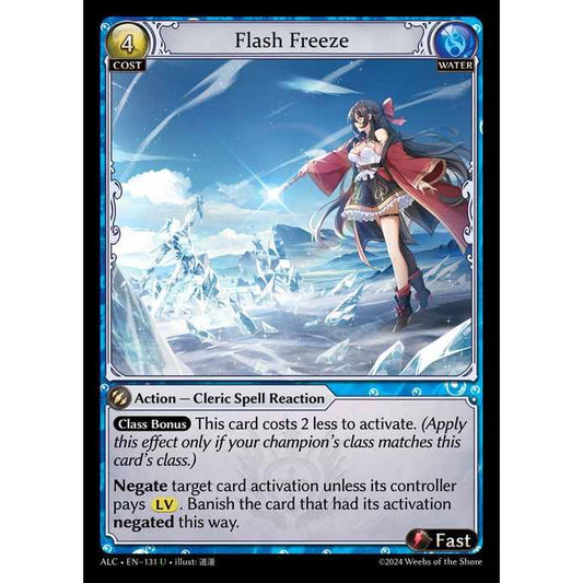 [Alter版] [Water] Flash Freeze [ALC131-U]

[Grand Archive TCG]