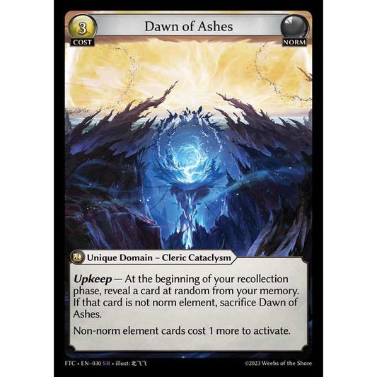 [Norm] Dawn of Ashes [FTC030-SR]  Fractured Crown - Grand Archive TCG