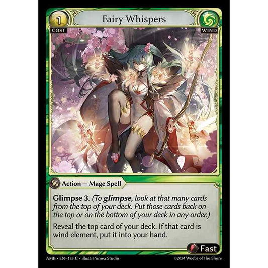 [Wind] Fairy Whispers [AMB175-C]

[Grand Archive TCG]