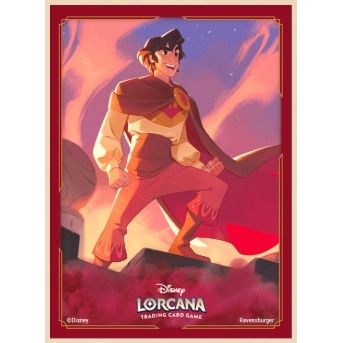【ディズニー・ロルカナ・TCG】 公式カードスリーブ 「アラジン 無法の英雄」  ディズニー・ロルカナ・TCG