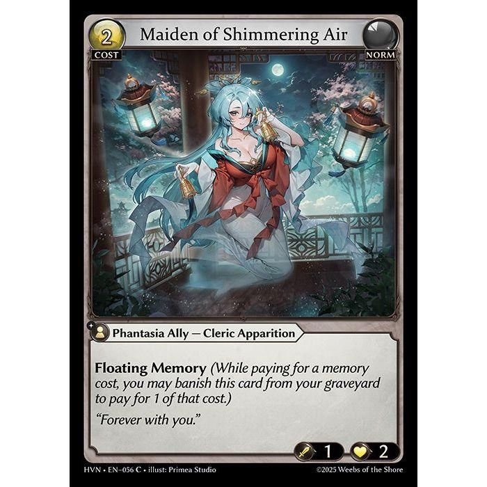 [Norm] Maiden of Shimmering Air [HVN-056-C][Grand Archive TCG]