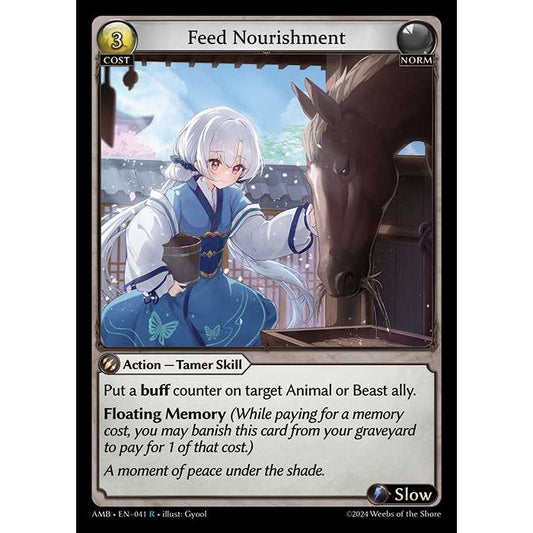 [Norm] Feed Nourishment [AMB041-R]

[Grand Archive TCG]