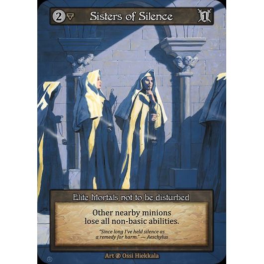 [Earth] Sisters of Silence [beta-Elite]

[Sorcery]