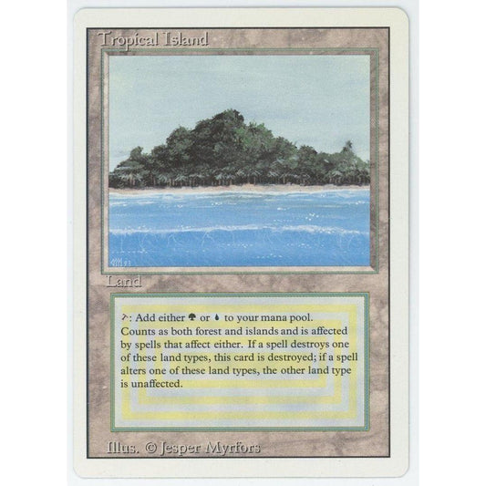 【管理1877】 Tropical Island (R) 3ED[Magic: the Gathering]