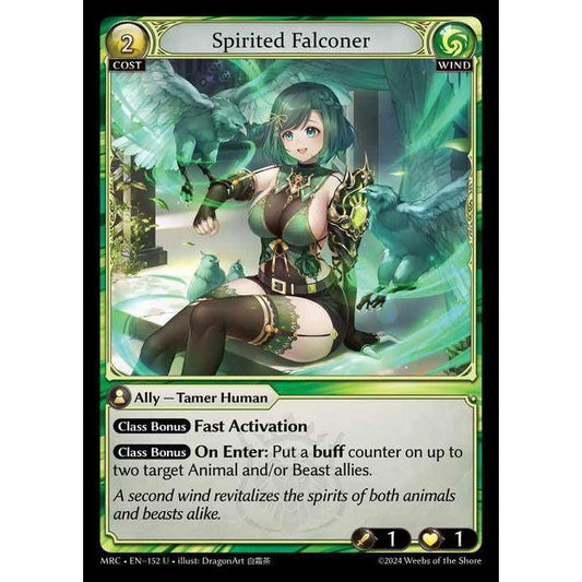 [Alter] [Wind] Spirited Falconer [MRC152-U]  Mercurial Heart Alter Edition - Grand Archive TCG