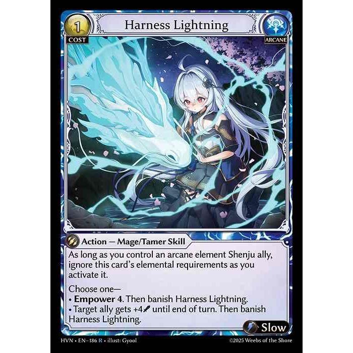 [Arcane] Harness Lightning [HVN-186-R][Grand Archive TCG]