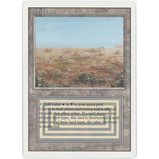 【管理1711】Scrubland(R)
3ED

[EN][Magic: the Gathering]
}