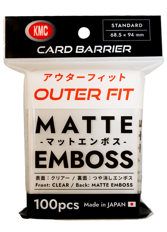 【KMC】 アウターフィット マットエンボス 100枚入り  - サプライ