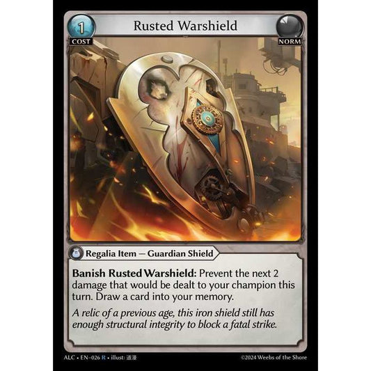 [Alter版] [Norm] Rusted Warshield [ALC026-R]

[Grand Archive TCG]