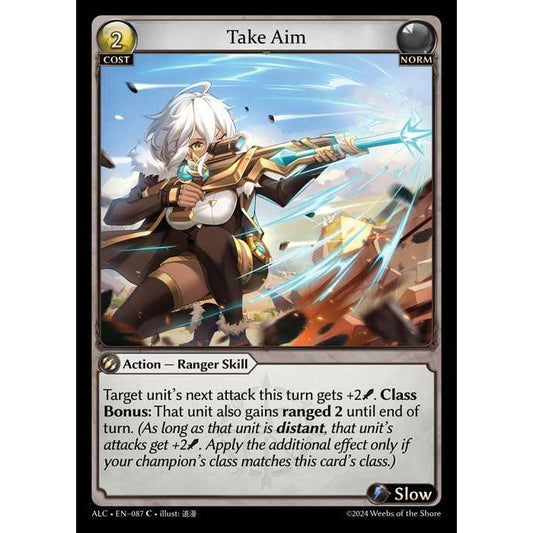 [Alter版] [Norm] Take Aim [ALC087-C]

[Grand Archive TCG]