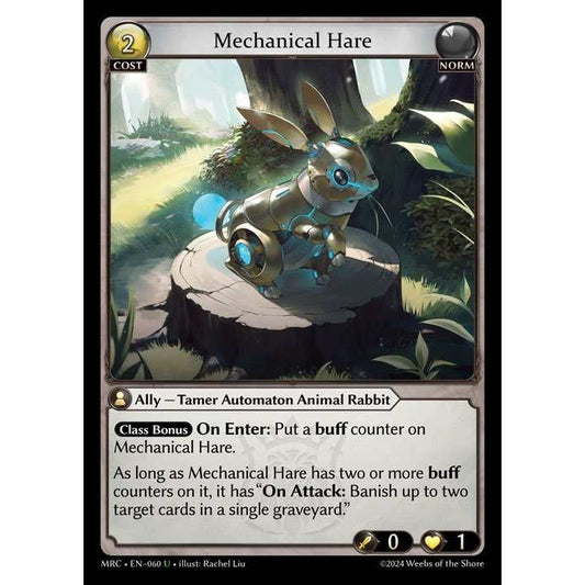 [Alter] 【FOIL】[Norm] Mechanical Hare [MRC060-U]  Mercurial Heart Alter Edition - Grand Archive TCG