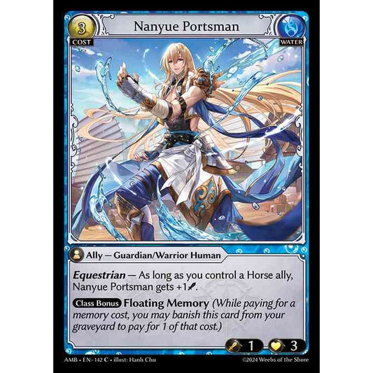 [Water] Nanyue Portsman [AMB142-C]

[Grand Archive TCG]