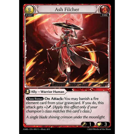 [Fire] Ash Filcher [AMB095-U]

[Grand Archive TCG]