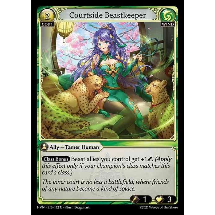 [Wind] Courtside Beastkeeper [HVN-152-C][Grand Archive TCG]