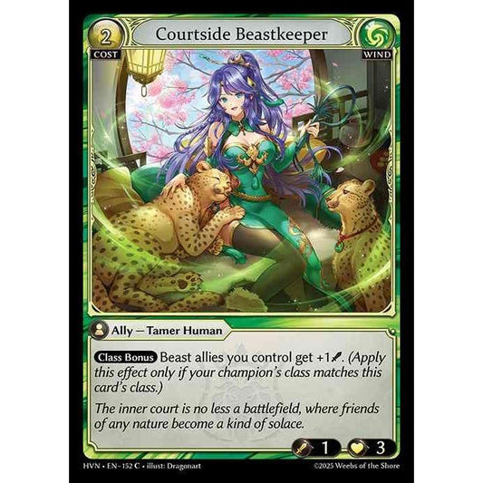 [Wind] Courtside Beastkeeper [HVN-152-C][Grand Archive TCG]